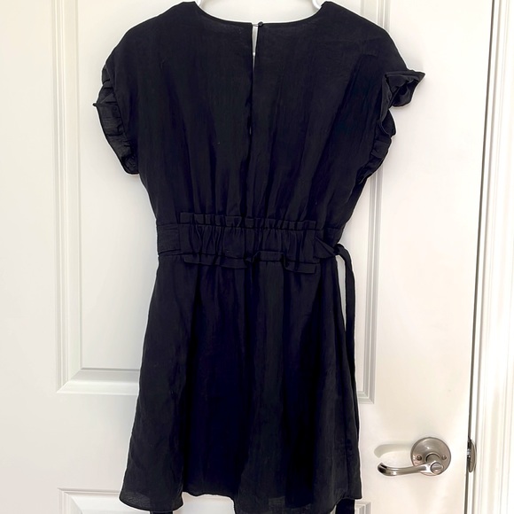 Zara mini side tie ruffle dress - Picture 4 of 4